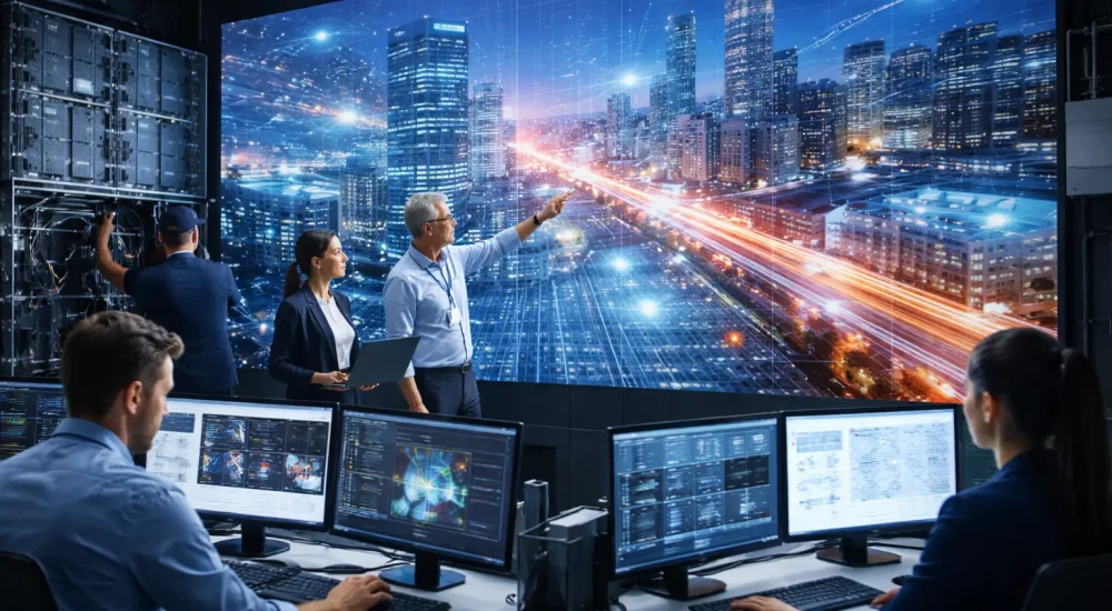 LED video wall system design and engineering for commercial display projects